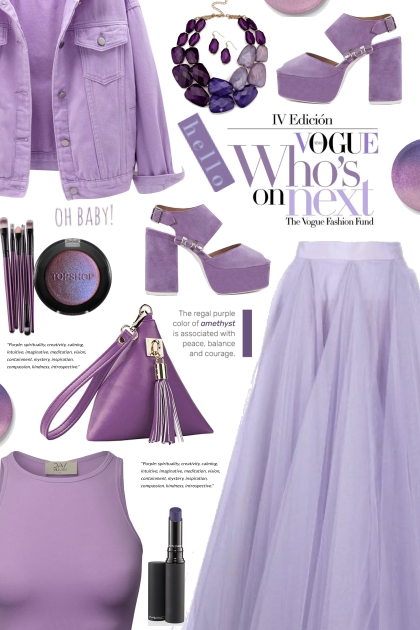 Lavender Tulle Skirt!