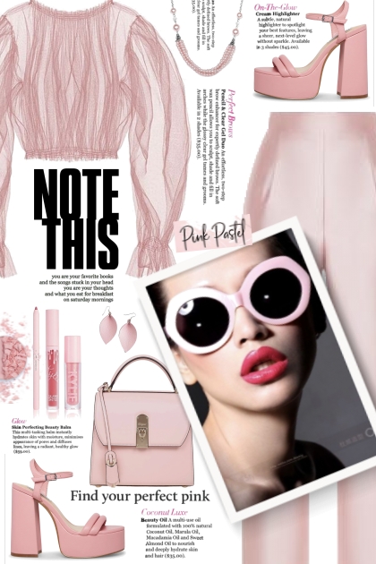 Find Your Perfect Pink!- combinação de moda