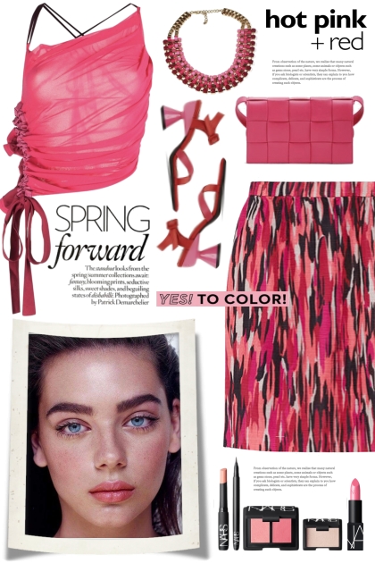 Spring Forward In Pink!- Combinazione di moda