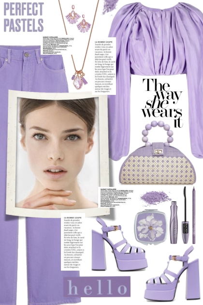 The Way She Wears Lavender!- Combinazione di moda