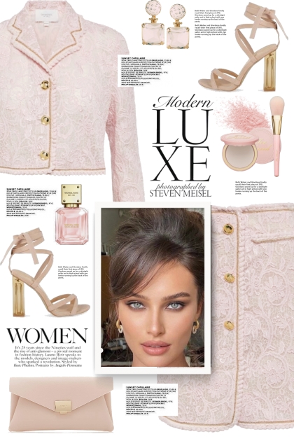 Pink Lace Suit!- Modna kombinacija