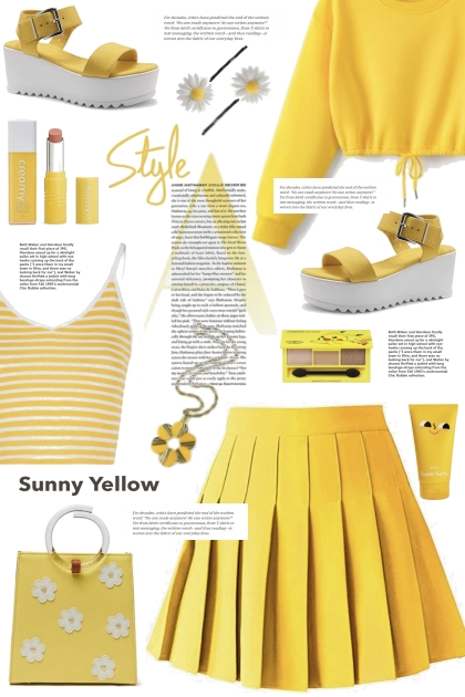 All In On Yellow!- Modna kombinacija