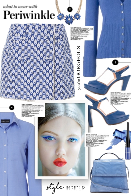 How To Wear Periwinkle!- Fashion set