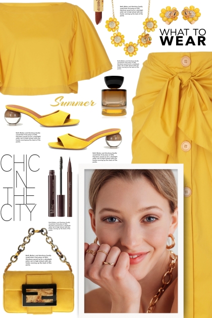 Yellow Johanna Ortiz Set!- Fashion set