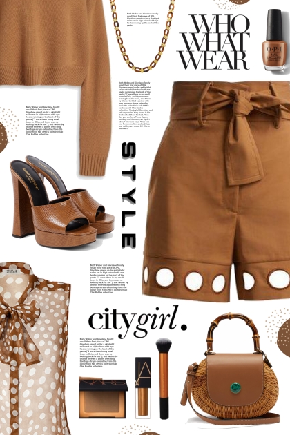 City Girl Brown Edition!- combinação de moda