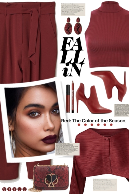 Fall In Rust Red!- combinação de moda