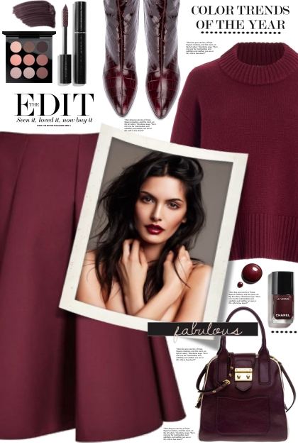 Burgundy Trend For Fall!- Kreacja