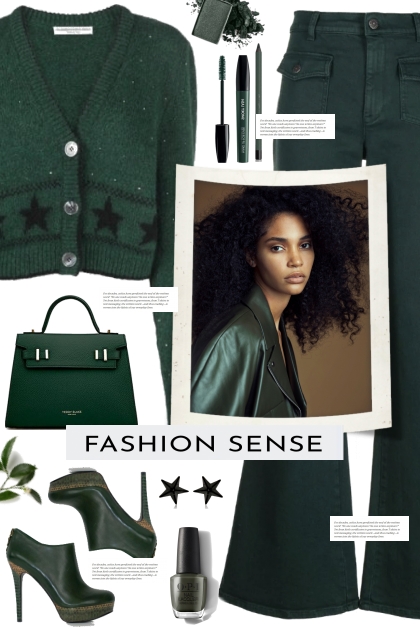 Green Fall Fashion Sense!- Модное сочетание