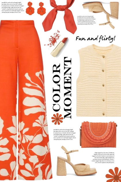 Tangerine Color Moment!