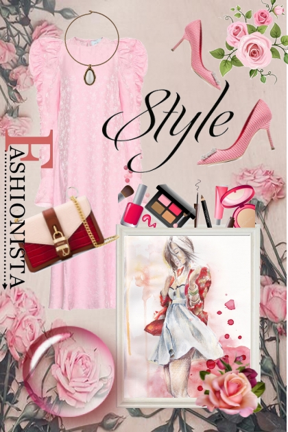 Love pink- Combinazione di moda