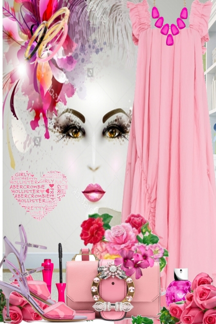 Bare rosa- Fashion set