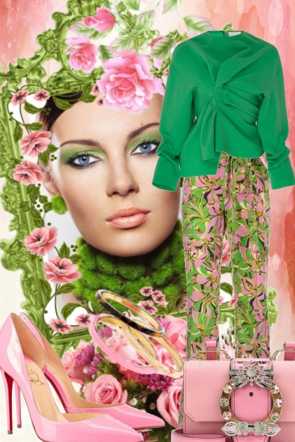 Roser og grønt- Fashion set