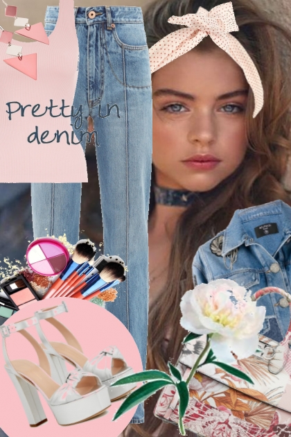 Pretty in denim and pink