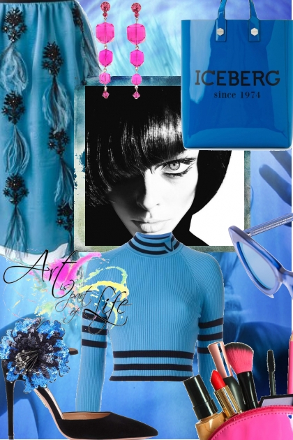 Blue 9-8- Модное сочетание