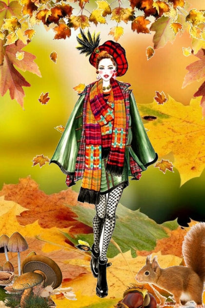 Autumn girl- Модное сочетание