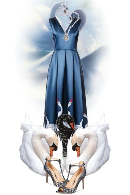 Swan dress- Modekombination