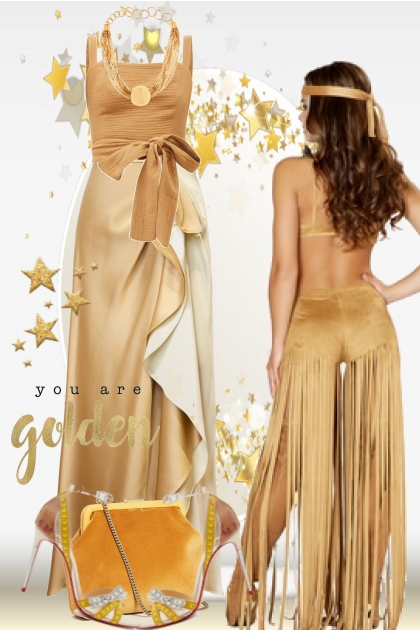 Gyldne farger til fest- Fashion set