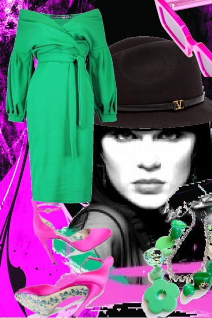 Green and pink 5-10- Combinazione di moda