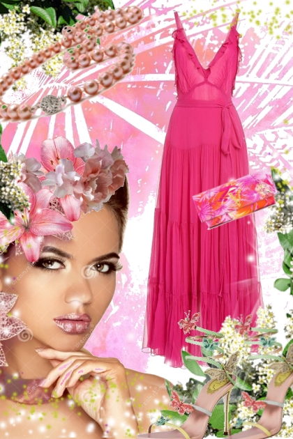Pink dress 2- Fashion set
