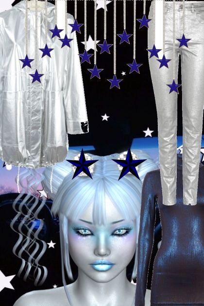 Silver star- Combinazione di moda