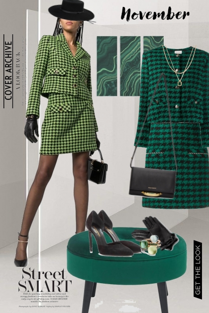 Green in november- Modna kombinacija