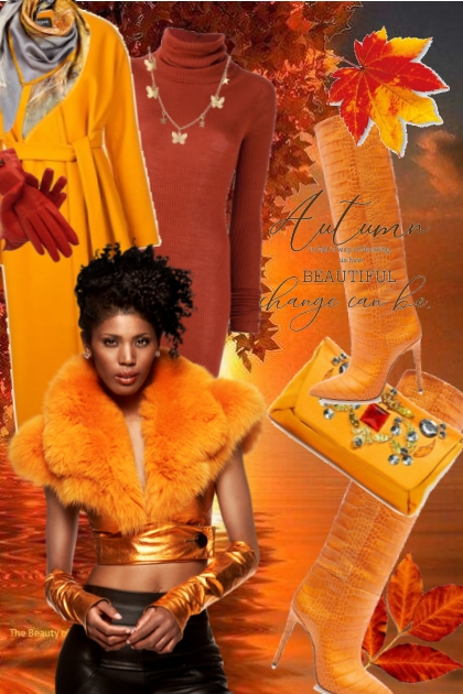 Gyldne høstfarger- Combinaciónde moda