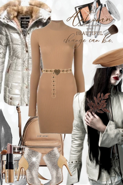 Silver and brown- Fashion set