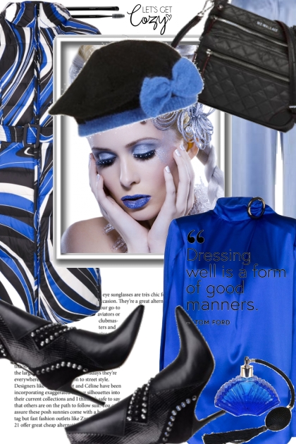 Blue and black 2 - Fashion set