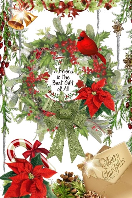 Christmas card- Combinazione di moda