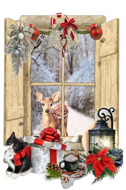 Christmas window- Fashion set