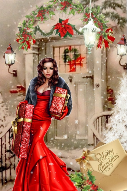 Christmas card 4- Fashion set