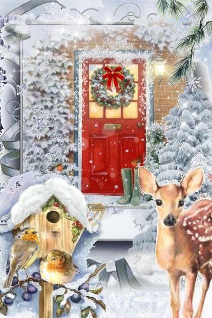Christmas card 7- Combinazione di moda