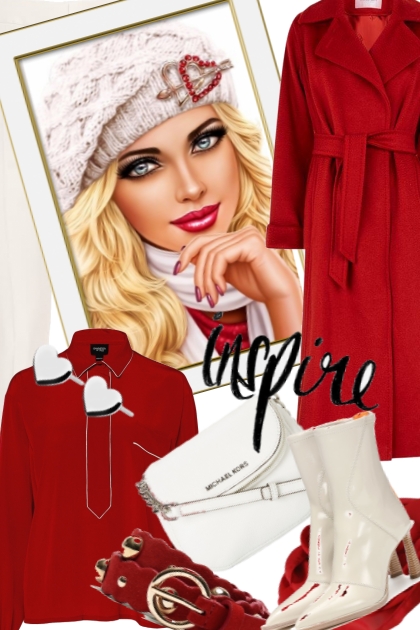 Red and white- Fashion set
