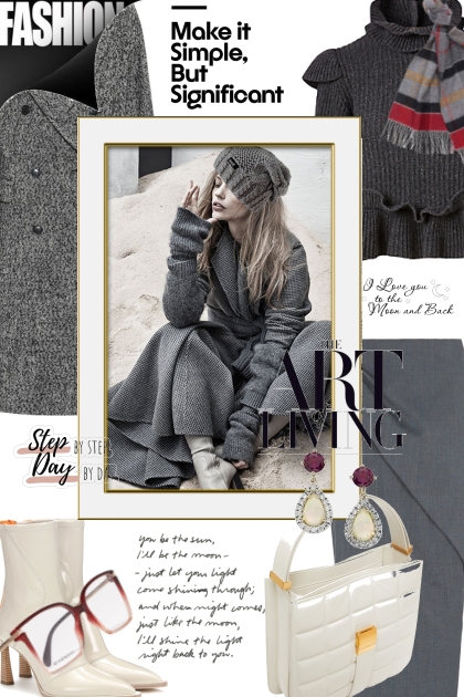 Grey outfit- Modna kombinacija