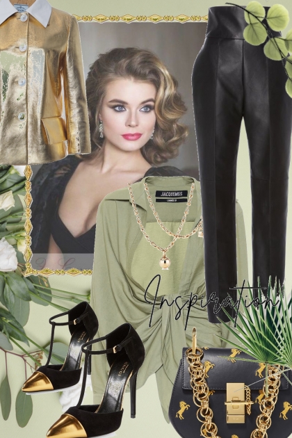 Black,green and gold- Combinazione di moda