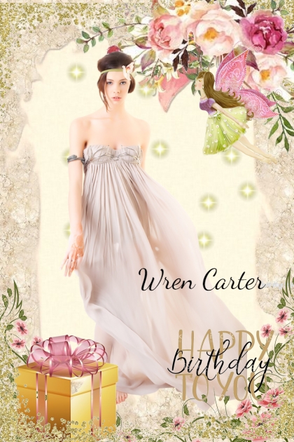 Happy Birthday Wren Carter- Combinazione di moda
