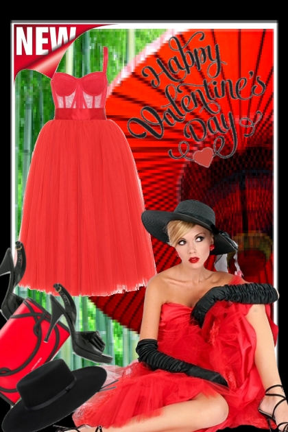 Red dress 8-2- Fashion set