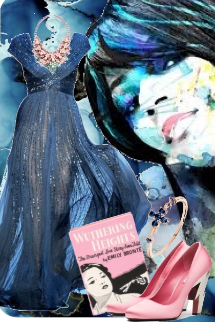 Blue gown 14-2- Fashion set
