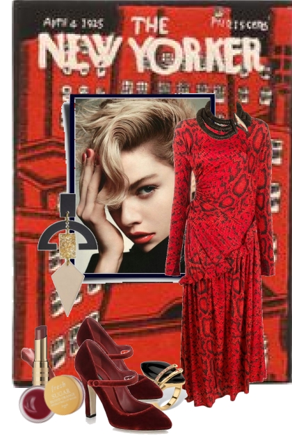 Red dress 14-2- Fashion set