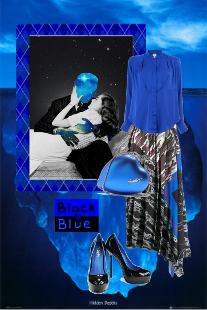 Black and blue 16-2- Модное сочетание
