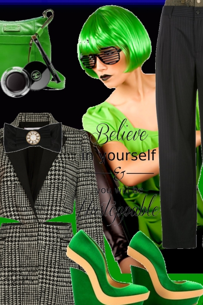 Black and green 17-2- Fashion set