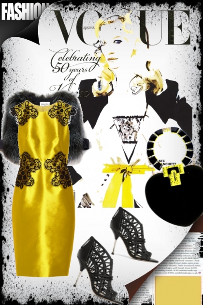 Yellow and black 24-2- Combinaciónde moda
