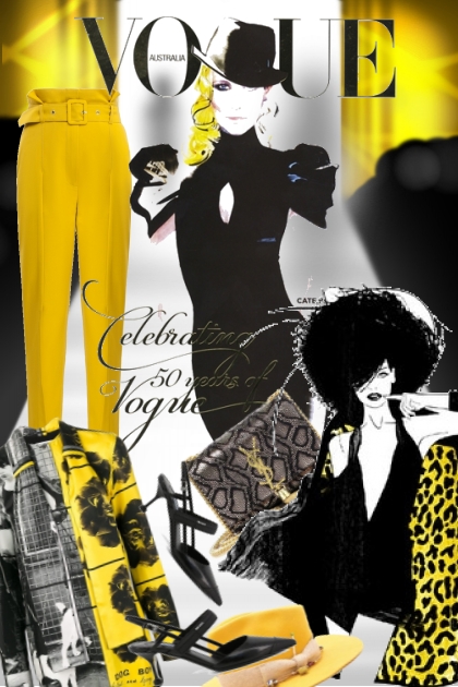 Yellow-black - Modekombination