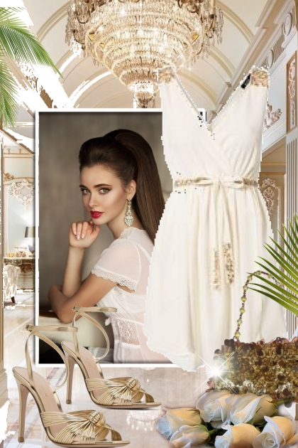 White dress 23- Fashion set