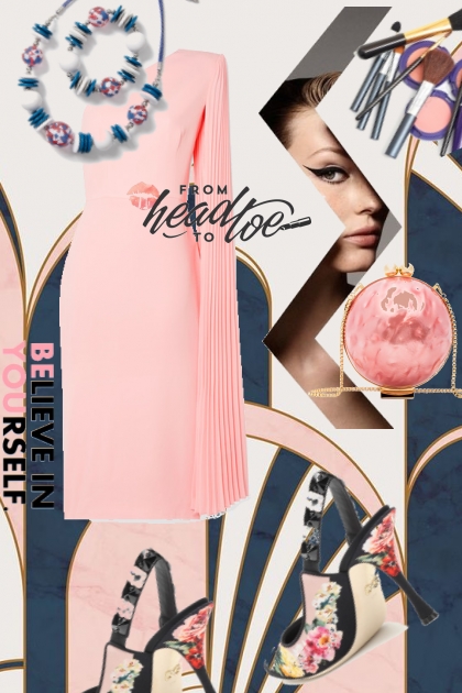 Pink dress 20- Combinazione di moda