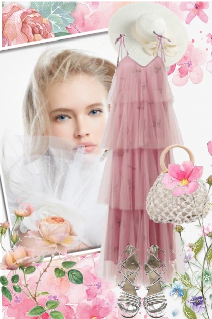 Lys lilla kjole 3-5- combinação de moda