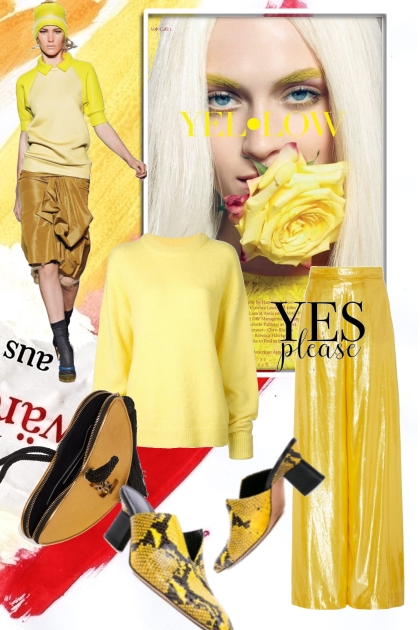 Yellow 11-5- combinação de moda