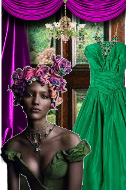 Green dress 29