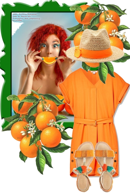 Orange 19- Modna kombinacija