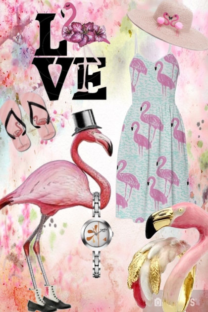 Flamingo - Fashion set